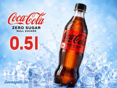 Coca-Cola Zero Sugar 0,5 l Flasche Null Zucker