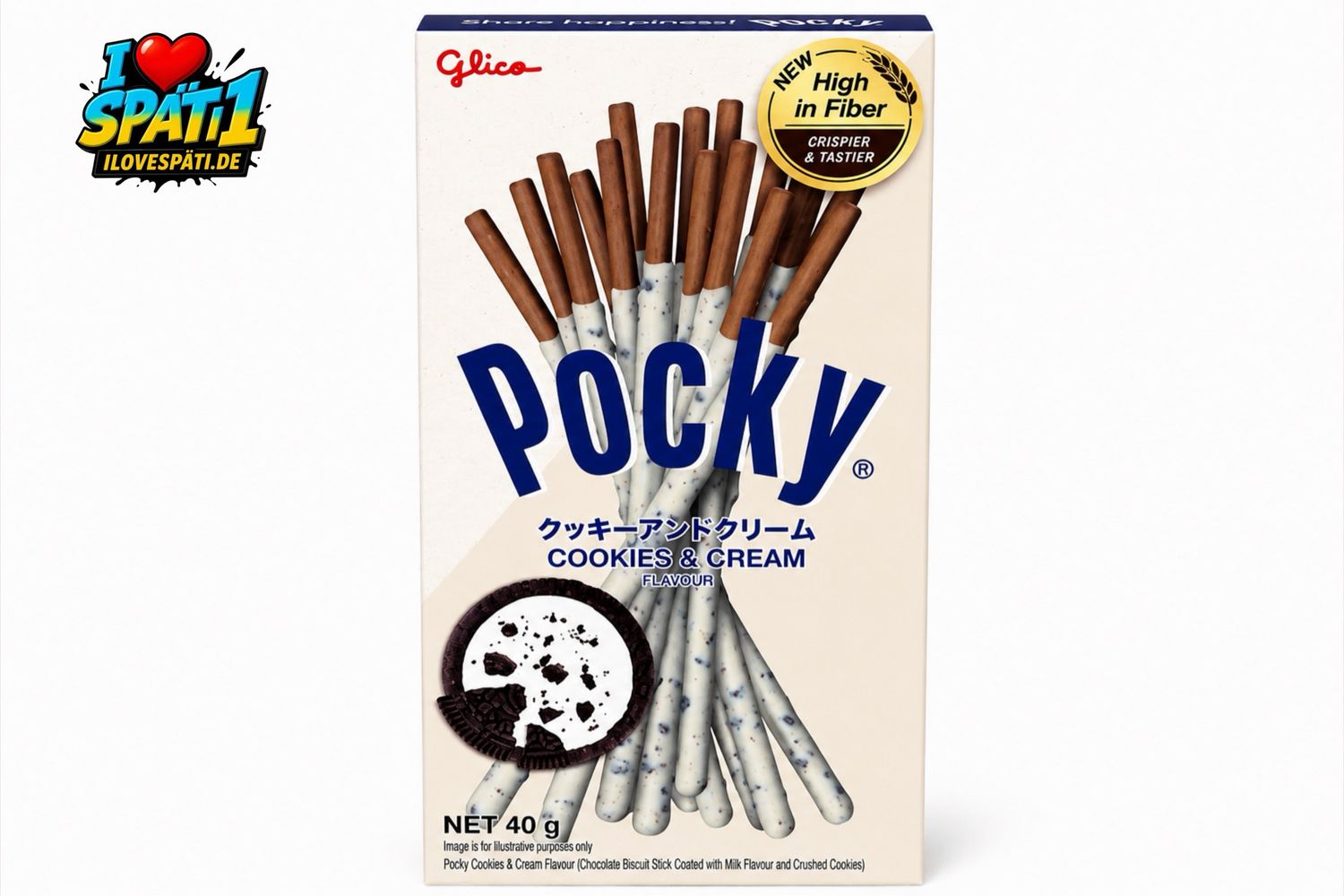 Pocky Cookies &amp; Cream 40g