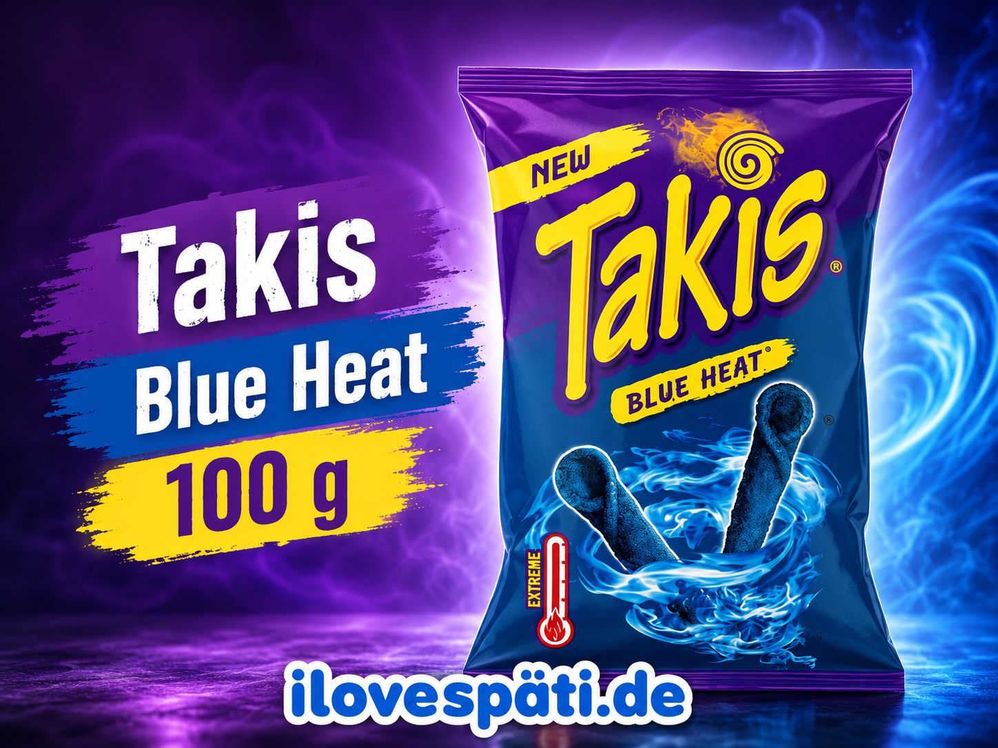 Takis Blue Heat Spider-Man: Brand New Day Mais-Snack Sonderedition