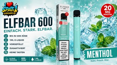Elfbar 600 Menthol 20mg