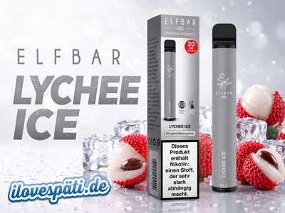 Elf Bar 600 Lychee Ice 20mg