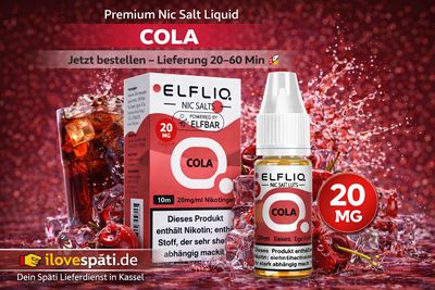 ELFLIQ Cola (20mg) – Nic Salt Liquid 10ml
