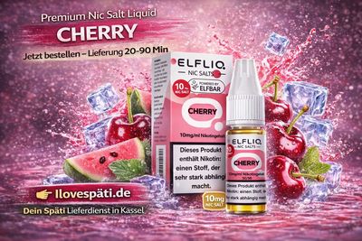 ELFLIQ Cherry (10mg) – Nic Salt Liquid 10ml