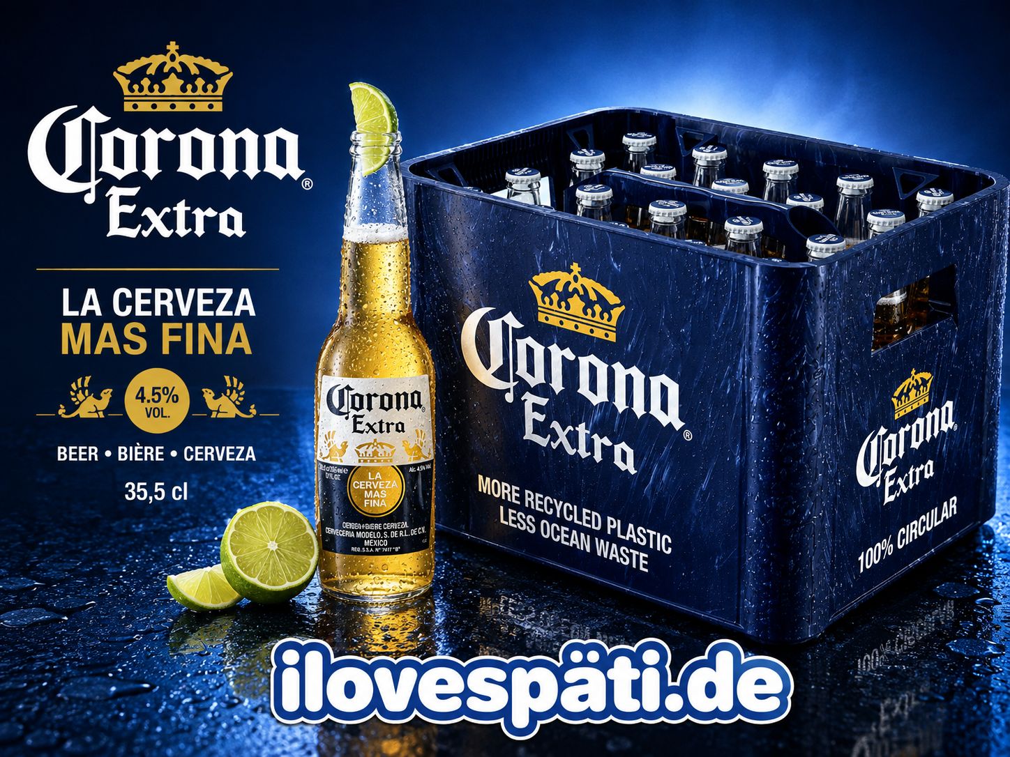 Corona Extra Lagerbier 24 × 0,355 l Mehrweg – 4,5 % Vol.