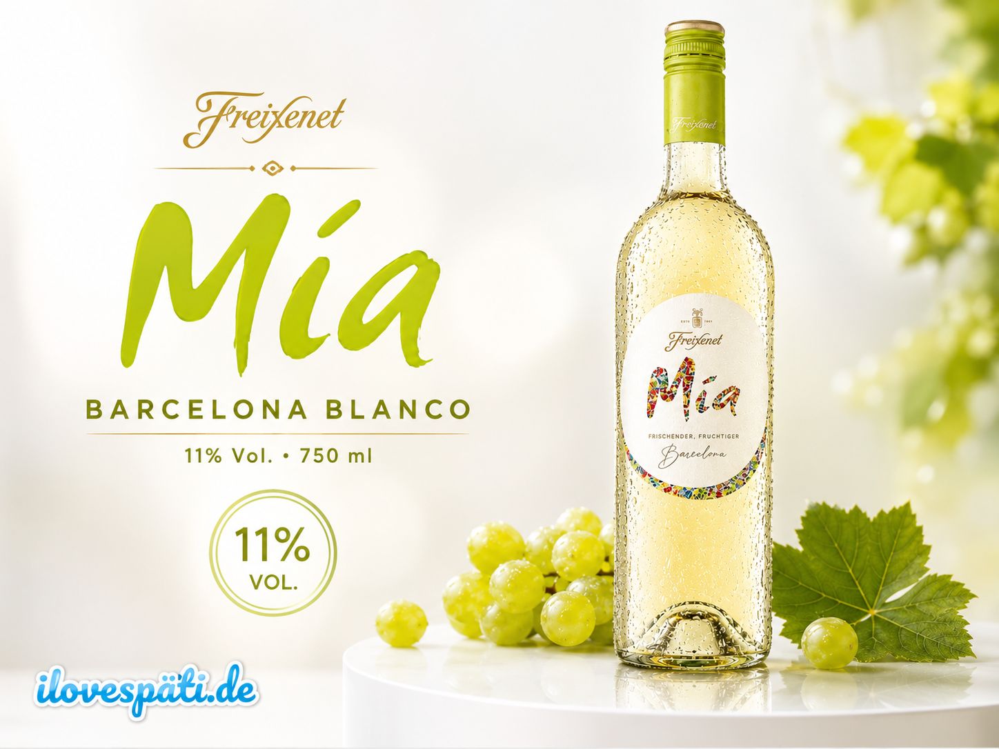 Freixenet Mia Blanco 1L Liter Alc 11,5% Vol
