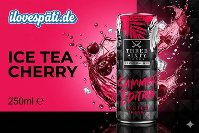 Three Sixty Summer Edition Ice Tea Cherry 0.33l Alc.10% Vol