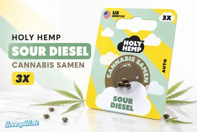 Holy Hemp Cannabis Samen Sour Diesel 3x