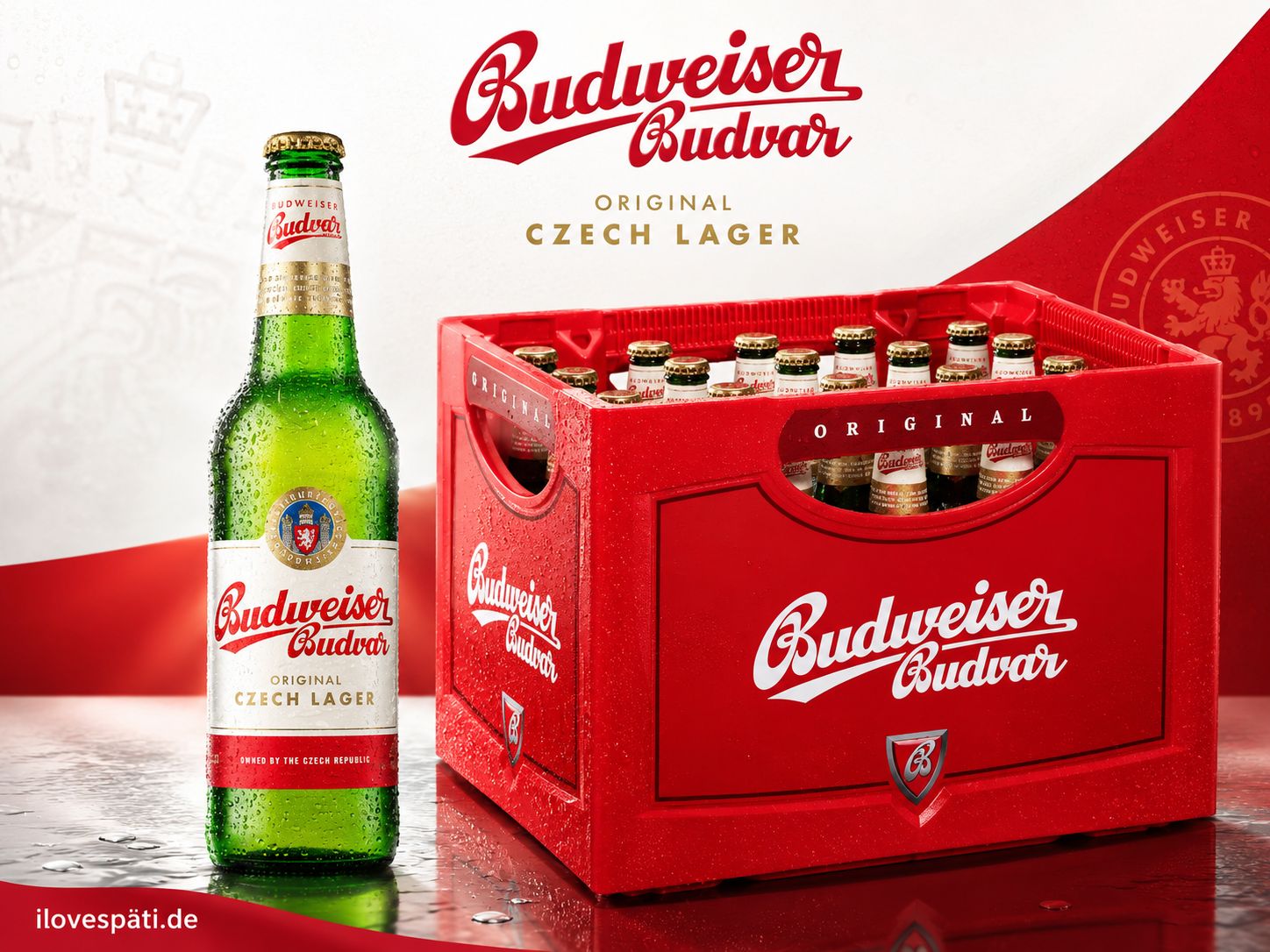 Budweiser Budvar Original Czech Lager 20 x 0,5 L Kasten 5% vol