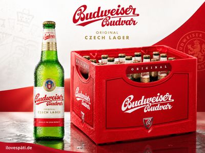 Budweiser Budvar Original Czech Lager 20 x 0,5 L Kasten 5% vol