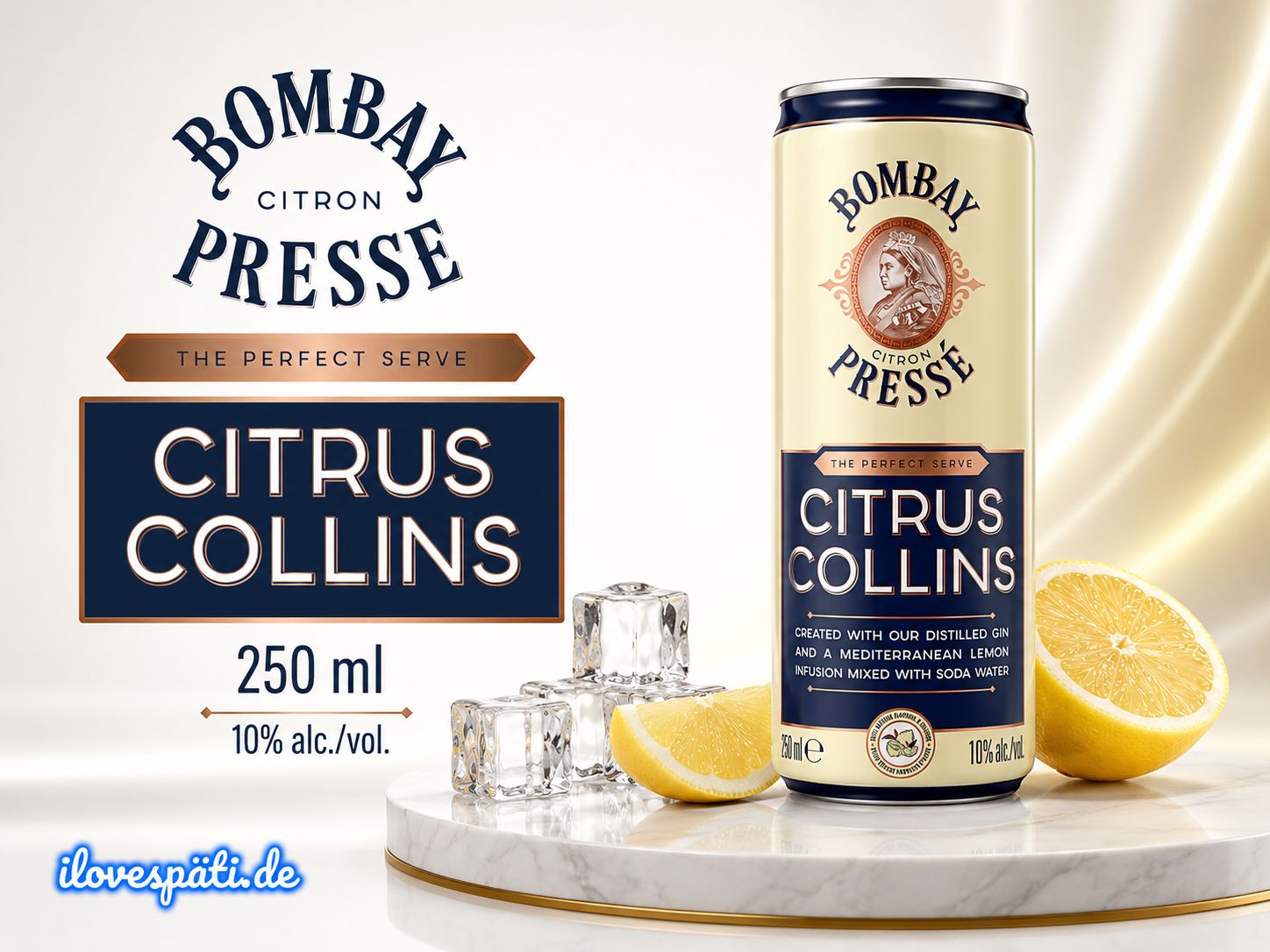 BOMBAY Pressé Citrus Collins 0.25l