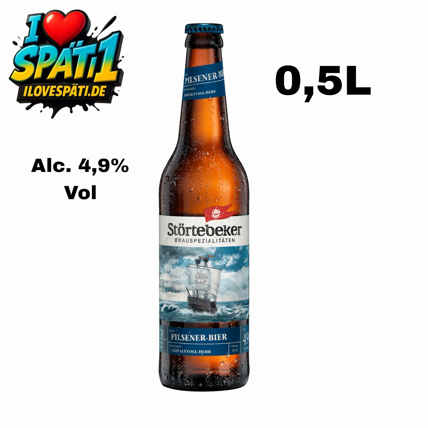 Störtebeker-Pils 0,5l alc.4,9% Vol