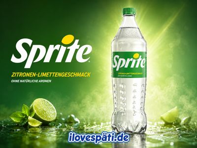 Sprite Zitronen-Limetten-Limonade in der PET-Flasche
