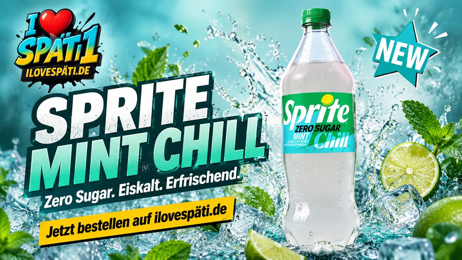 Sprite Zero Sugar Mint Chill 1.25l