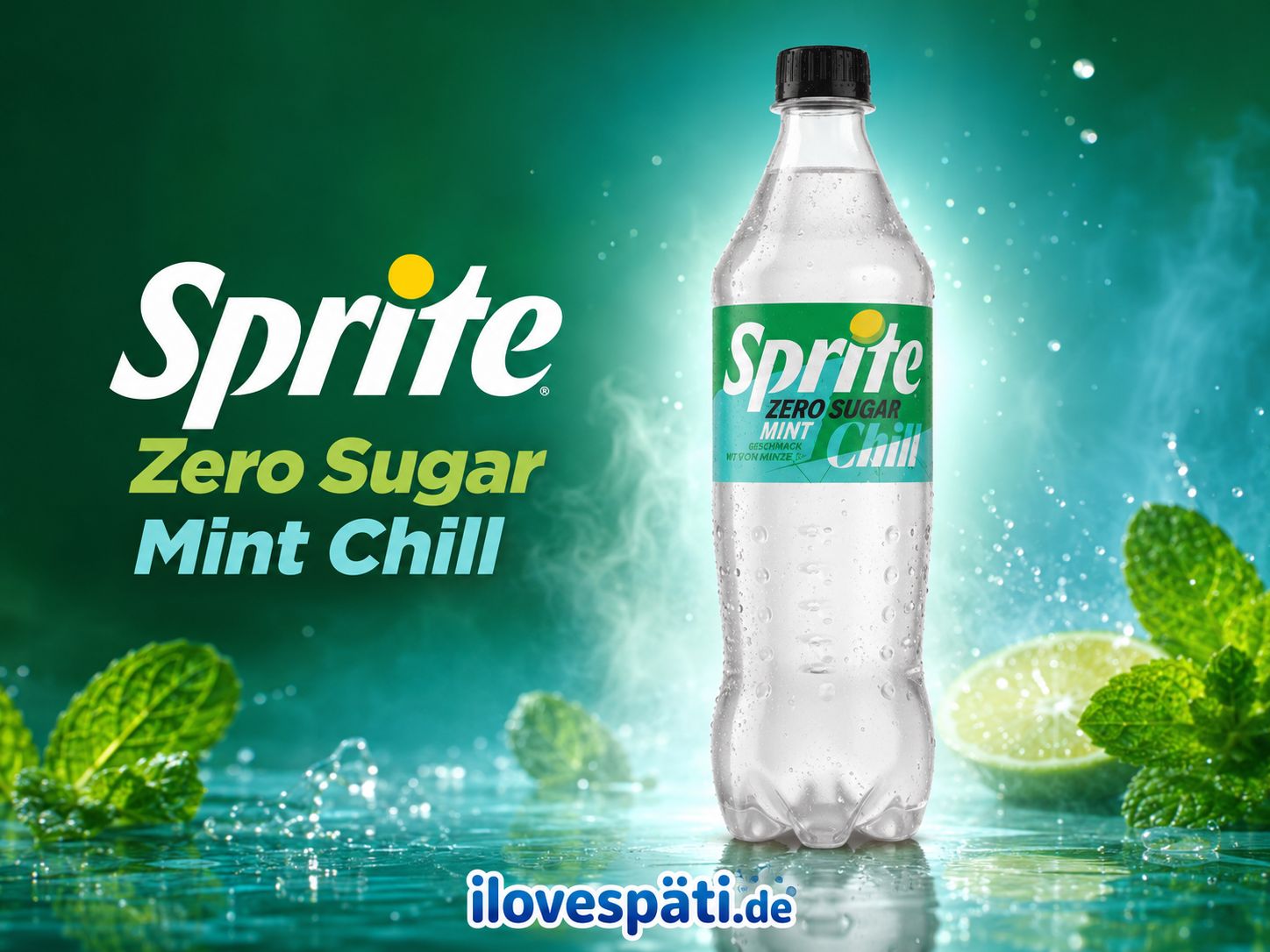 Sprite Zero Sugar Mint Chill 1,25 L Einwegpfandflasche