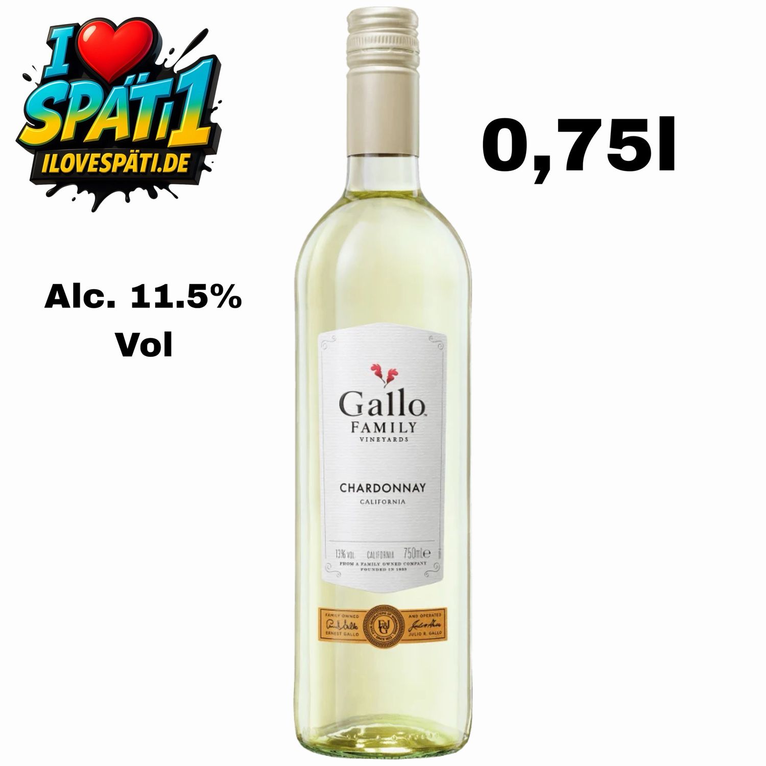 Gallo Chardonnay Family 0.75L