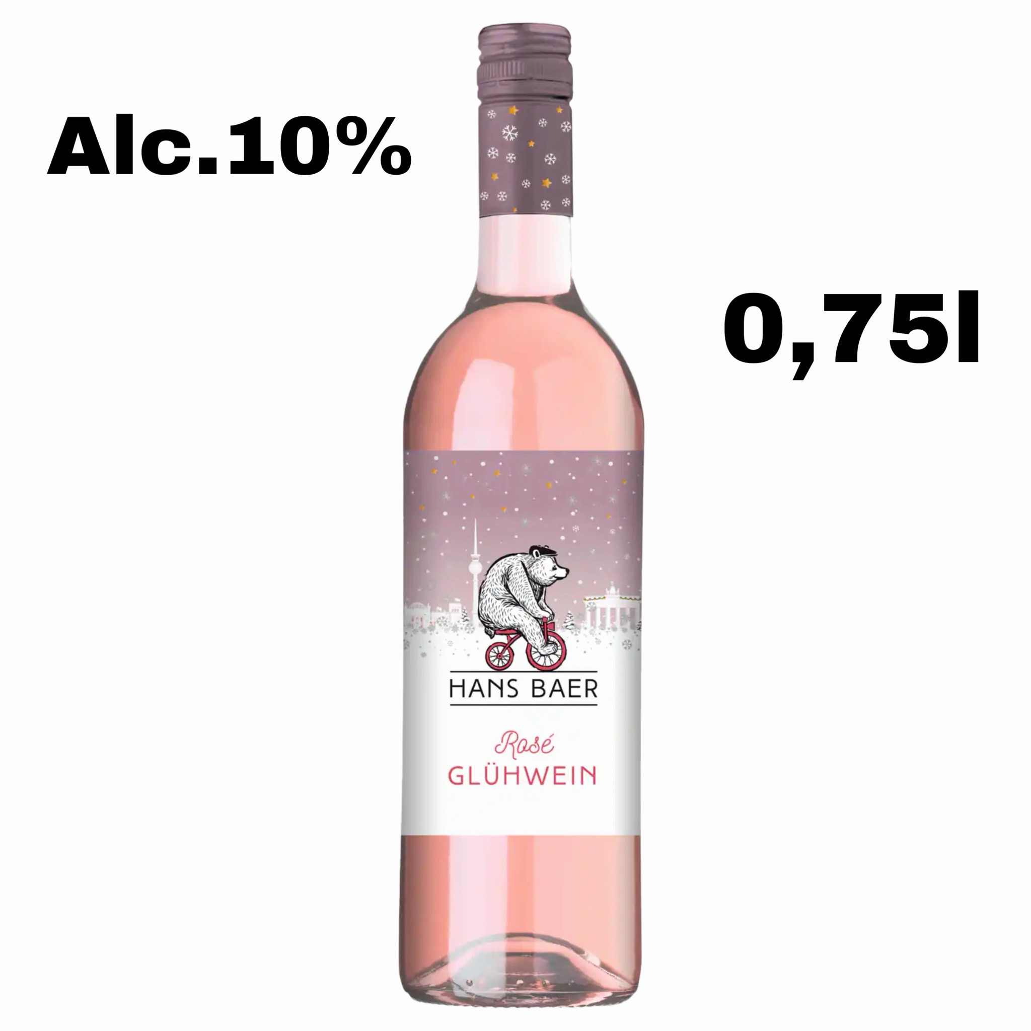 Hans Baer Glühwein Rosé 0,75l