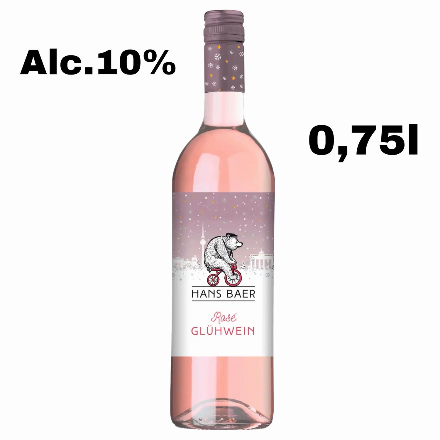 Hans Baer Glühwein Rosé 0,75l Hans Baer Glühwein Rosé 0,75l