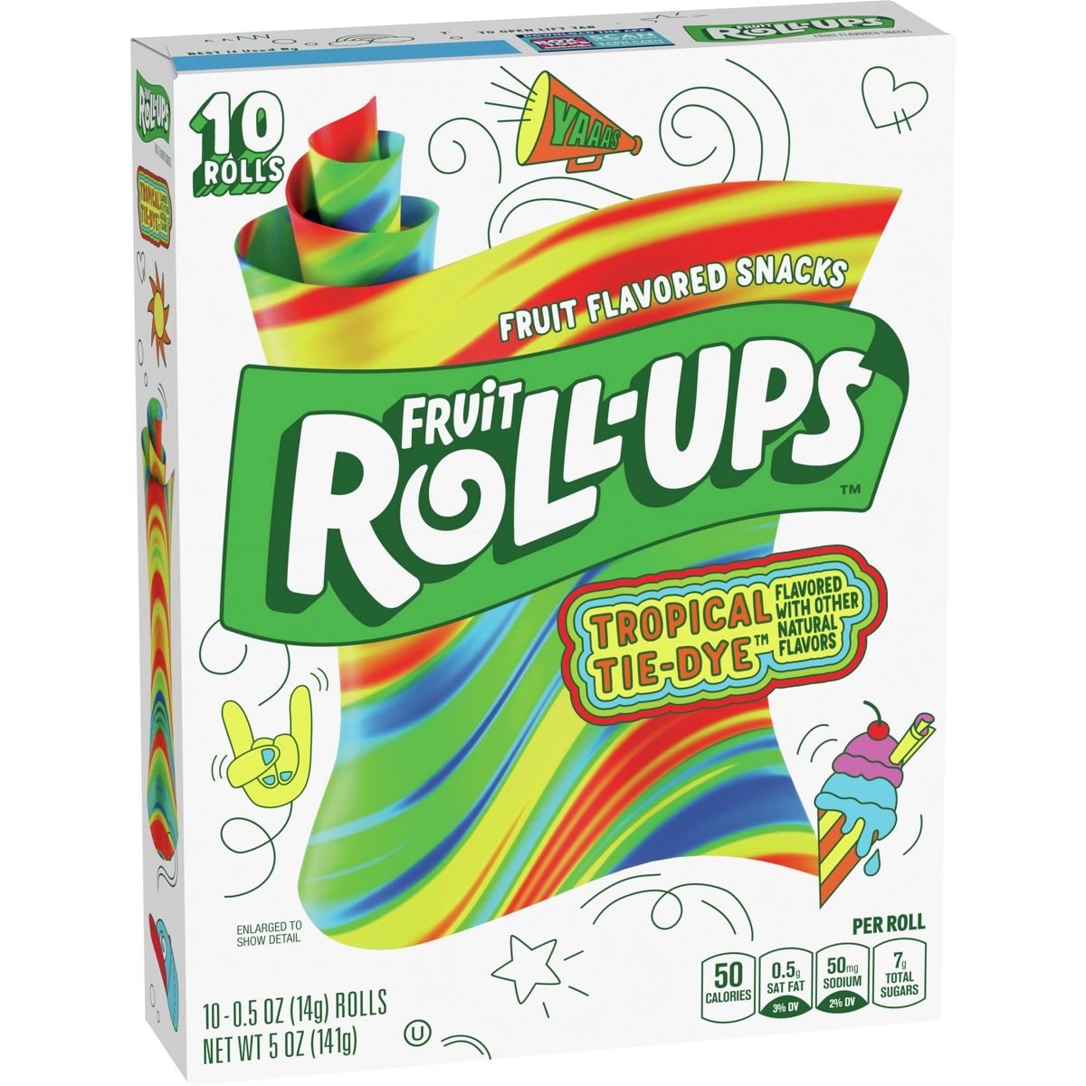 Fruit Roll-Ups Tropical Tie Dye 141g