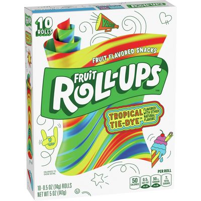 Fruit Roll-Ups Tropical Tie Dye 141g