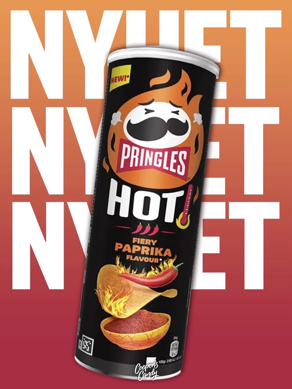 Pringles Hot Fiery Paprika 160g