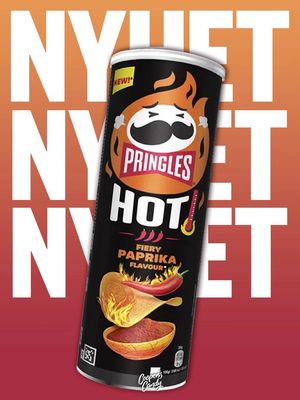 Pringles Hot Fiery Paprika 160g