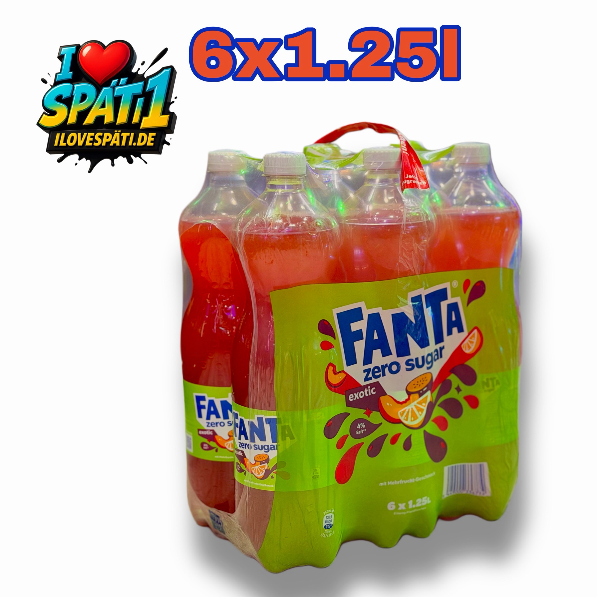 Fanta Zero Exotic 6×1,25 L