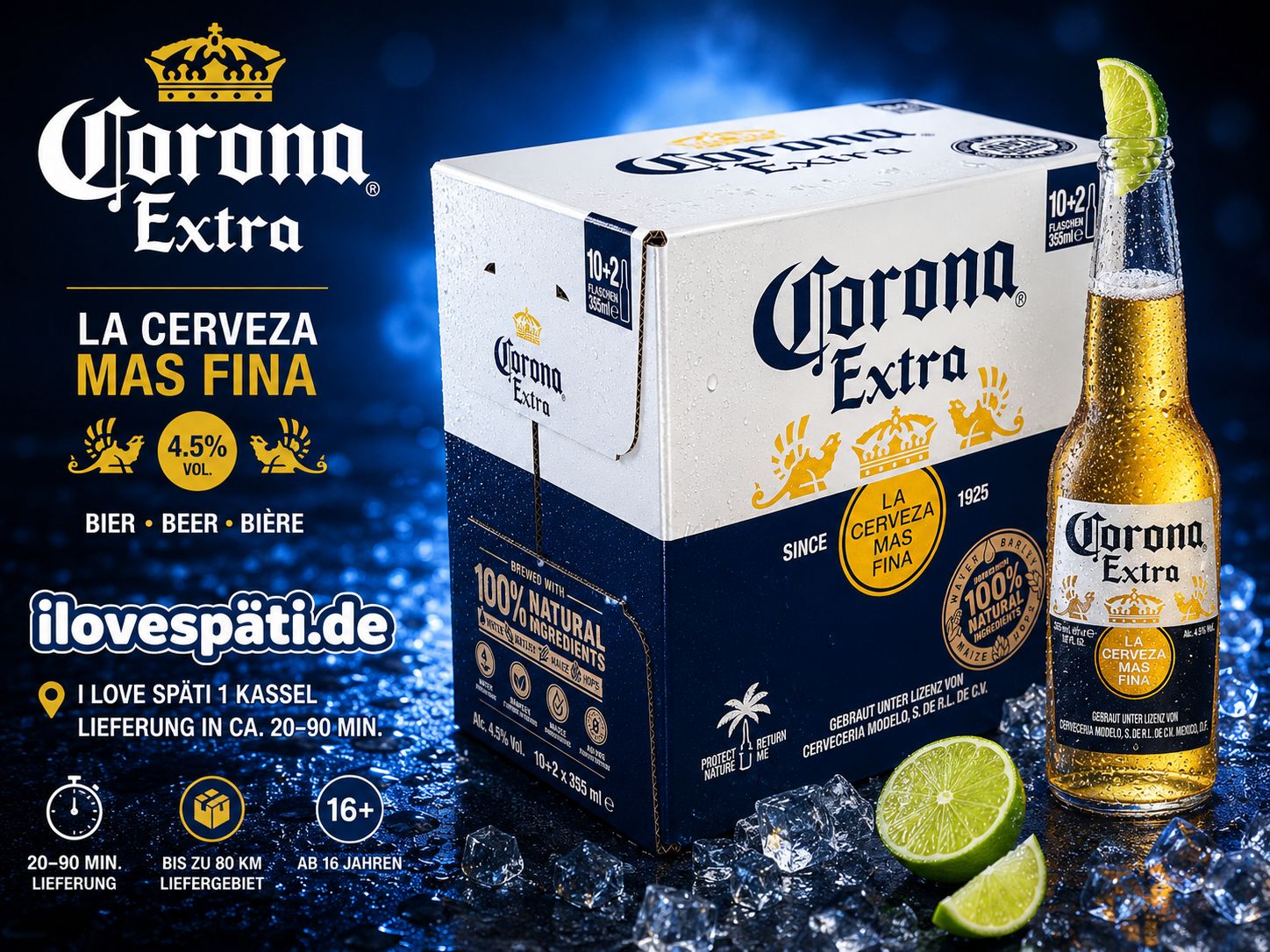 Corona Extra 10+2 Sonderpack Lagerbier 12 × 0,355 l Mehrweg – 4,5 % vol.