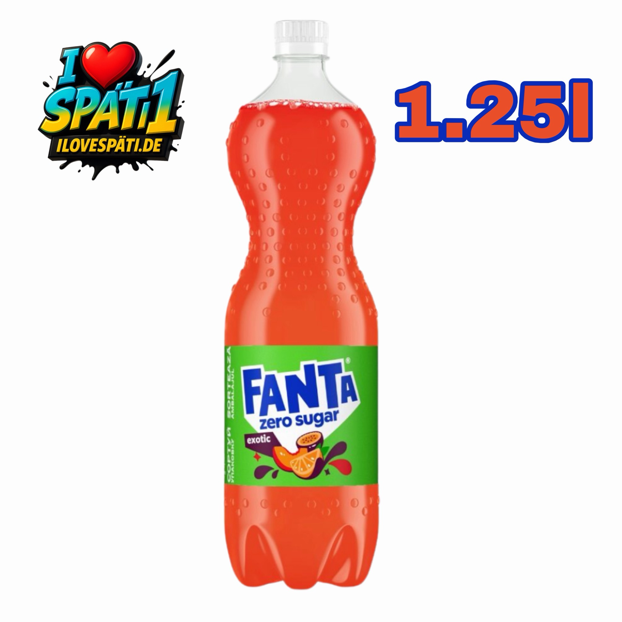Fanta Zero Exotic 1,25 L