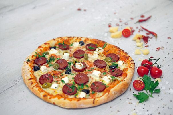 19. Drehspieß Pizza Lodos 40cm 19. Drehspieß Pizza Lodos 40cm