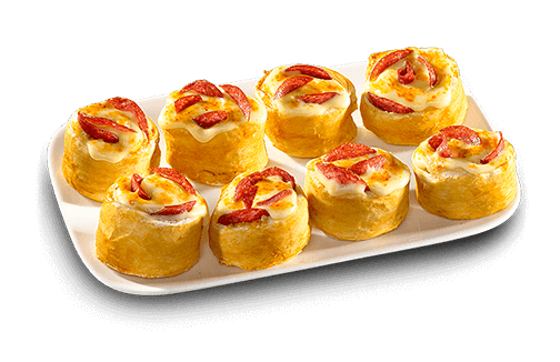 43. Pizza Brötchen mit Sucuk