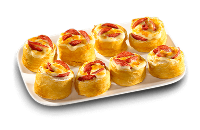 43. Pizza Brötchen mit Sucuk