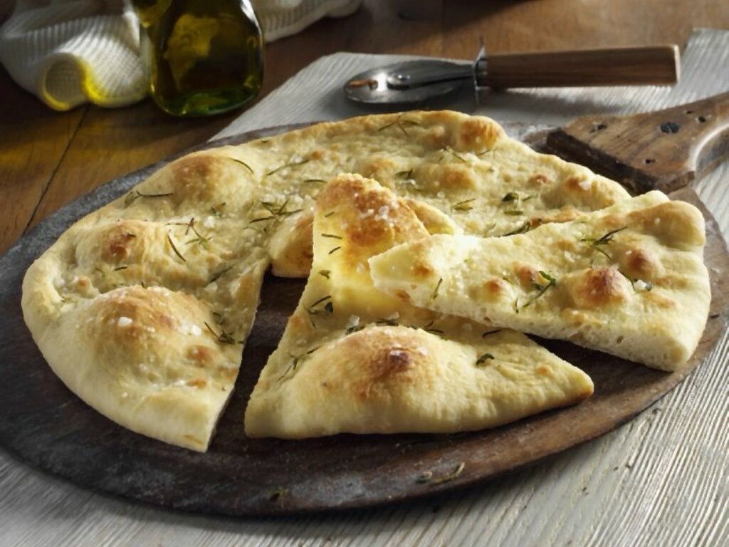 50. Pizzabrot mit Knoblauch 50. Pizzabrot mit Knoblauch