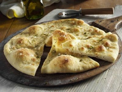 50. Pizzabrot mit Knoblauch