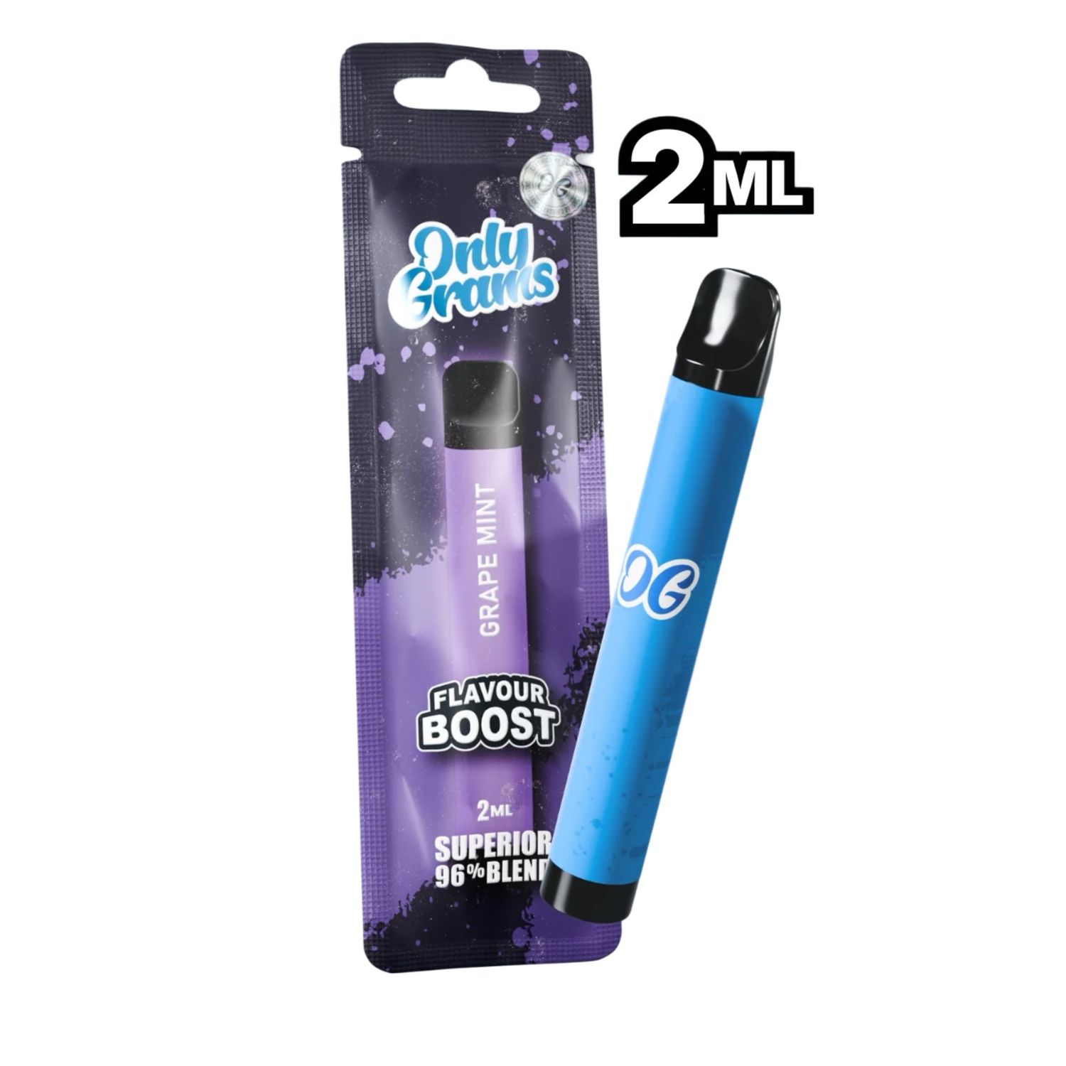 Only Grams Grape Mint Vape 2ml Only Grams Grape Mint Vape 2ml