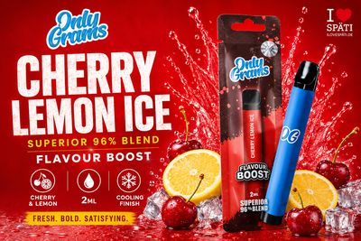 Only Grams Cherry Lemon Ice Vape 2ml
