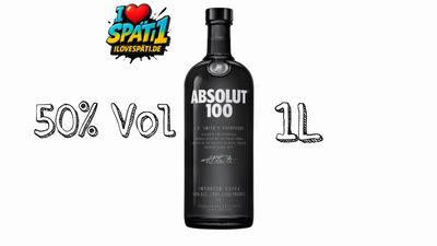 Absolut Vodka 100 1L 50% Vol