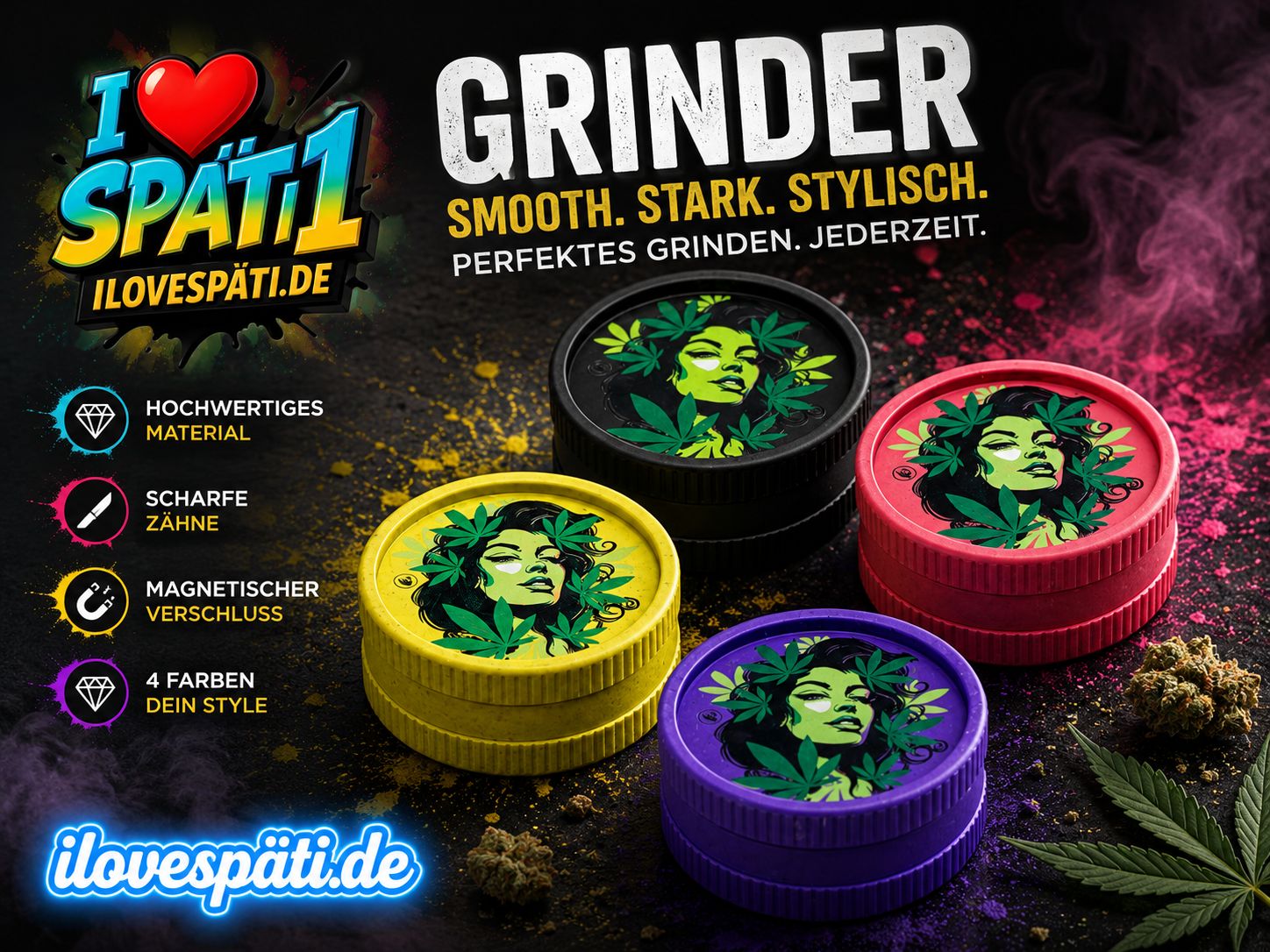 Grinder Mary Jane 1stk