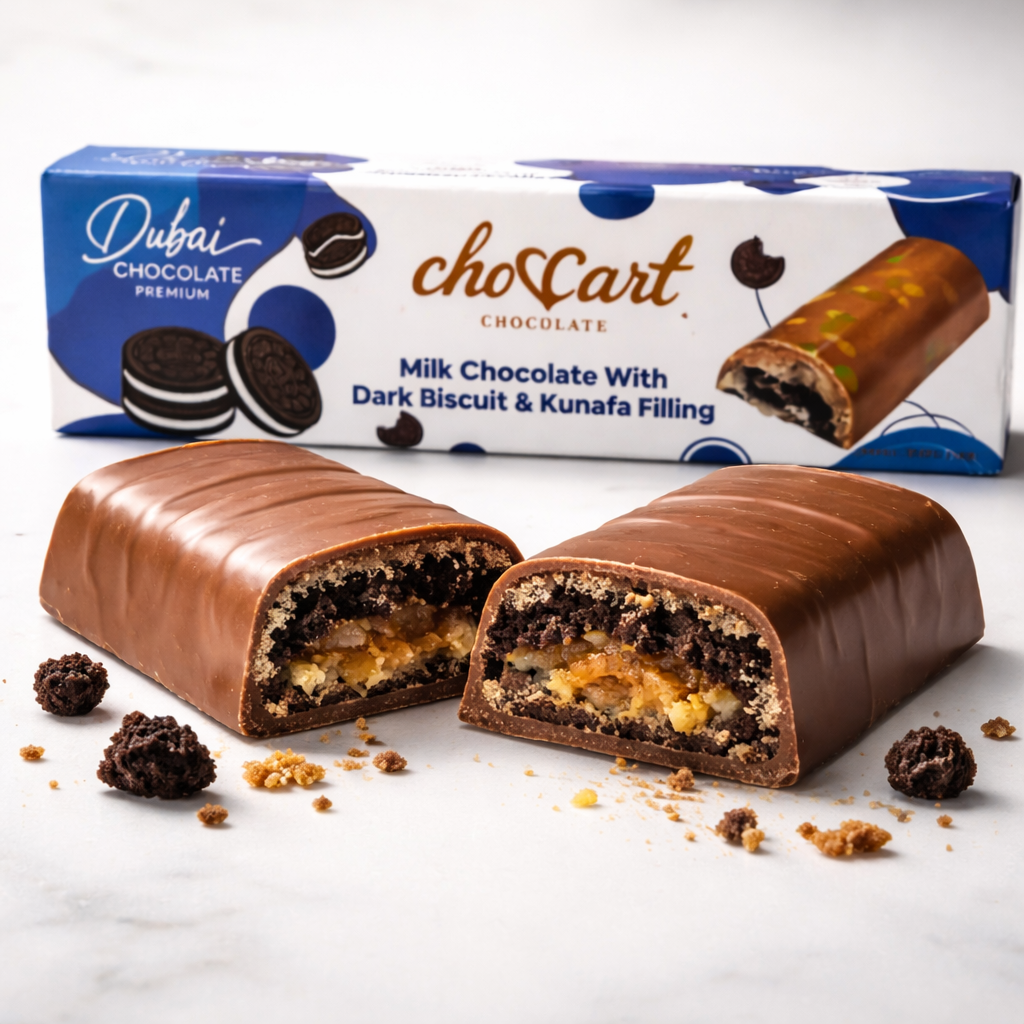 Dubai Schokolade mit Keks & Kunafa-Füllung 37g