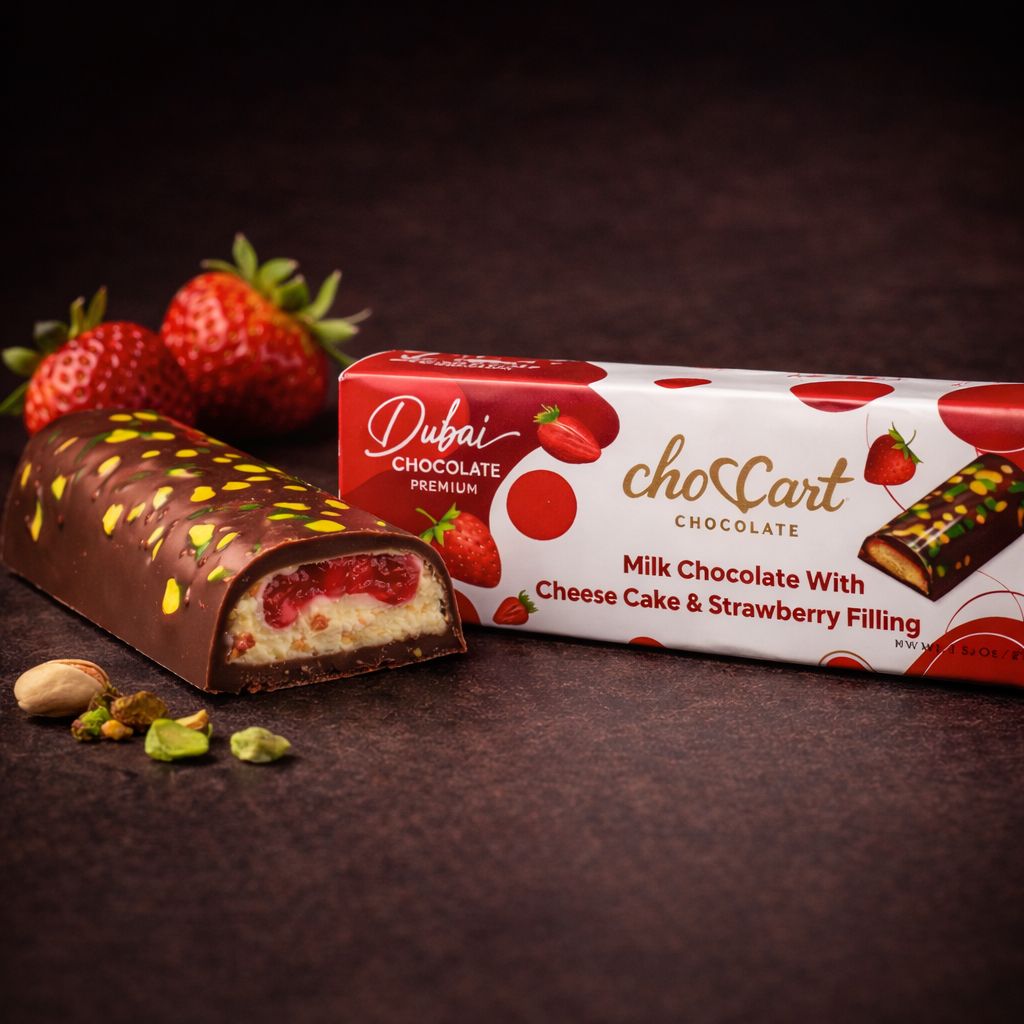 Dubai Chocolate Strawberry Cheesecake 37gr