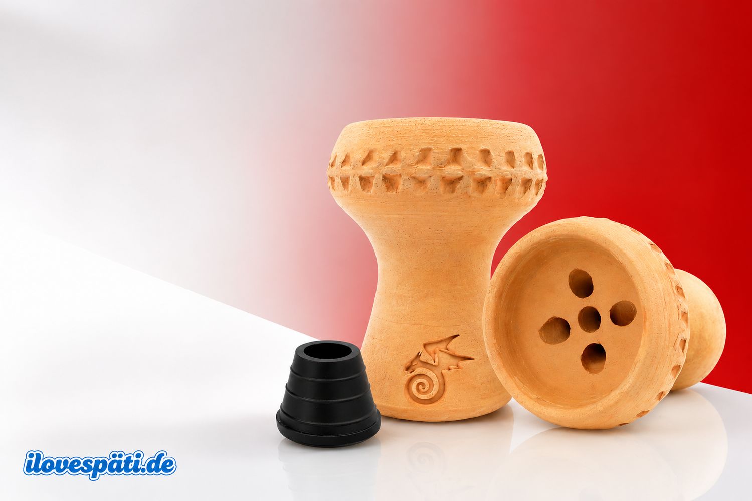 Shisha Tonkopf Mehrloch – Naturton