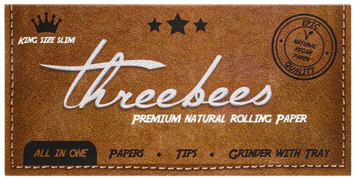Threebees - 3in1 Premium Natural Rolling Paper