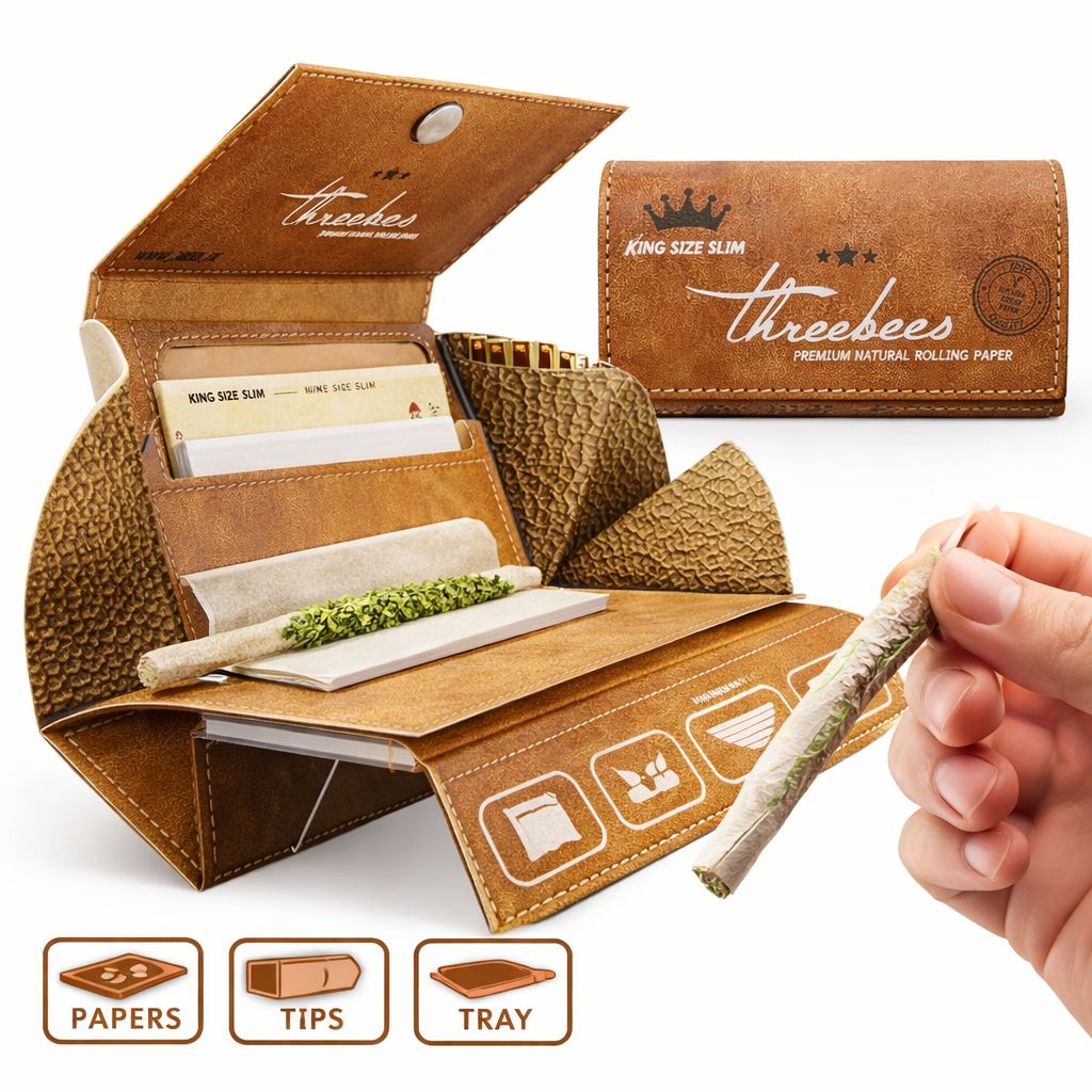 Threebees - 3in1 Premium Natural Rolling Paper