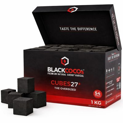Black Cocos Premium Kohle 27mm / 1kg
