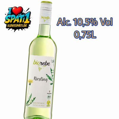 Biorebe Bio Weißwein Riesling halbtrocken 0.75L