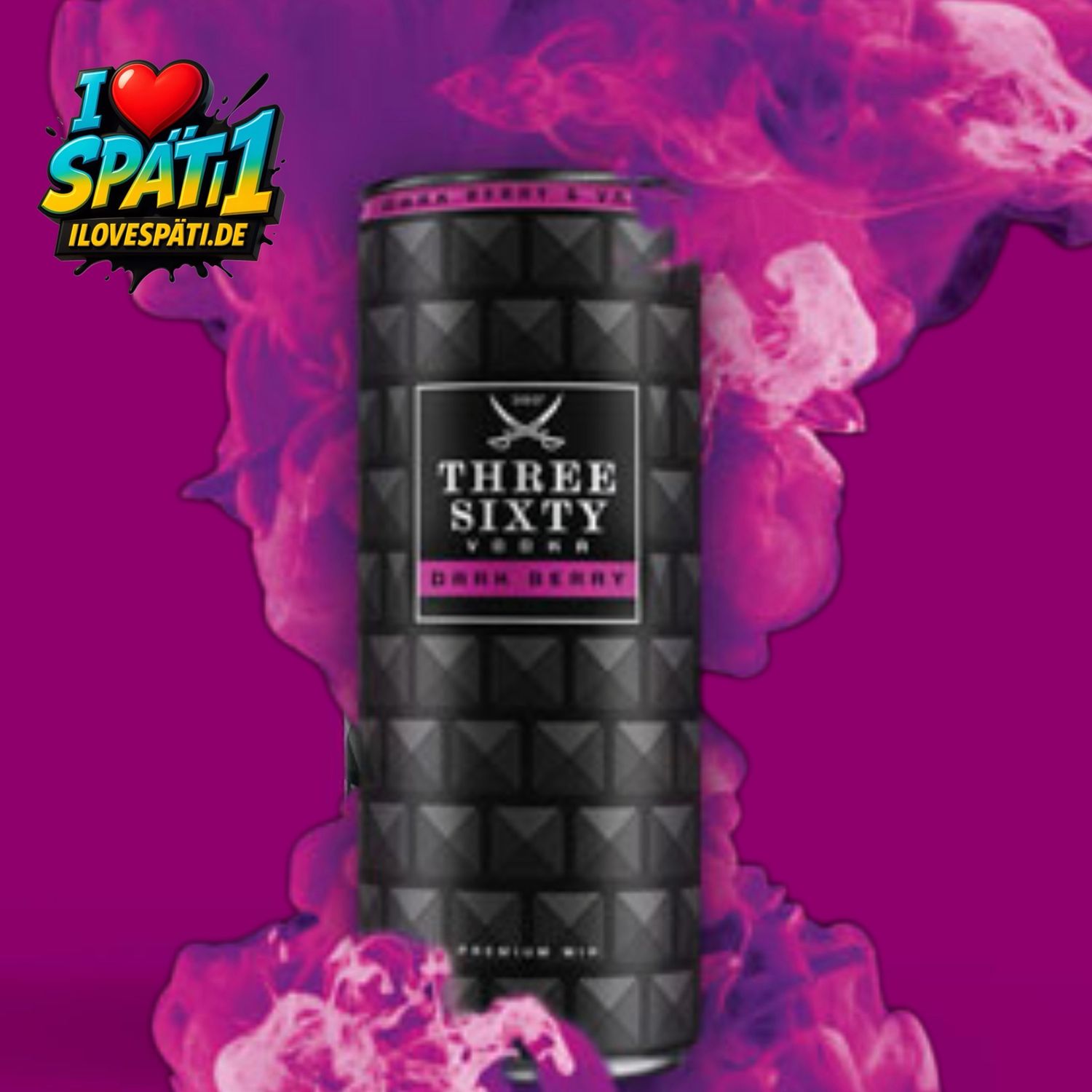 Three Sixty Dark Berry 0.33L 10% alc