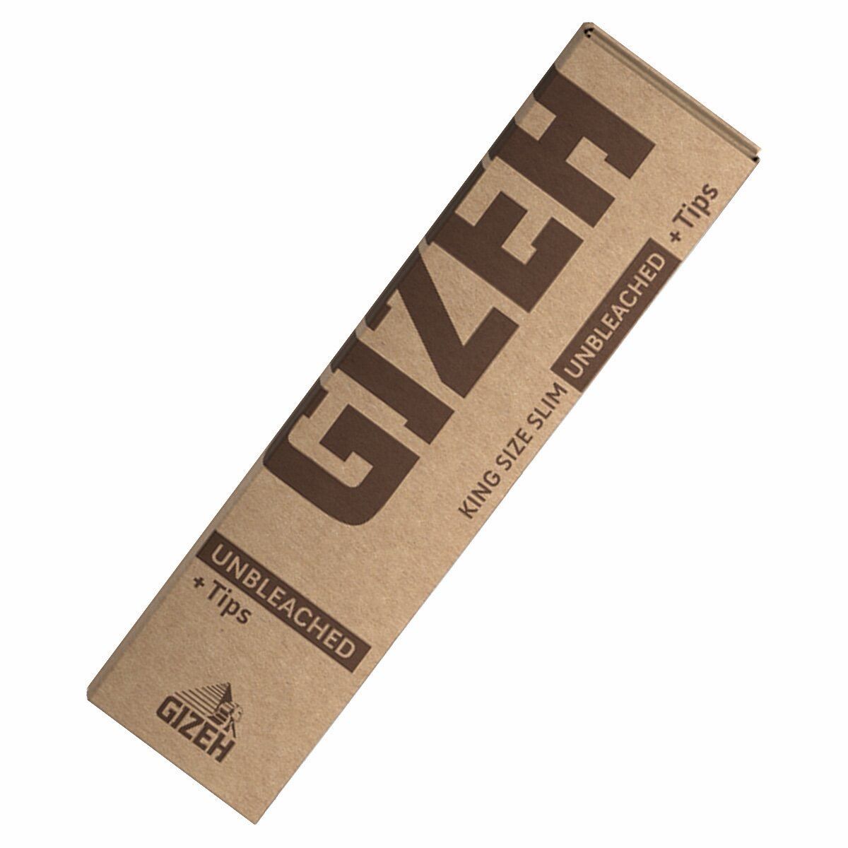 GIZEH King Size Slim Unbleached + Tips