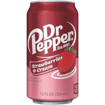 Dr. Pepper Strawberries &amp; Cream 330ml