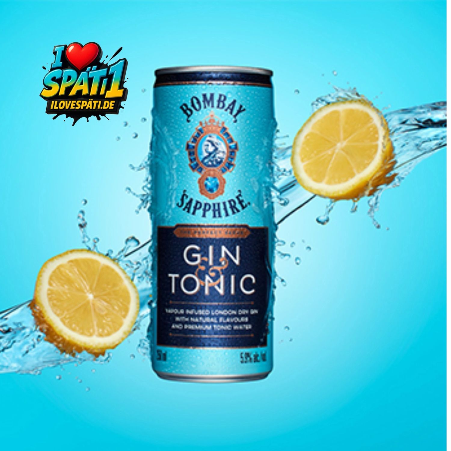 Bombay Sapphire Gin Tonic 0,25l EINWEG