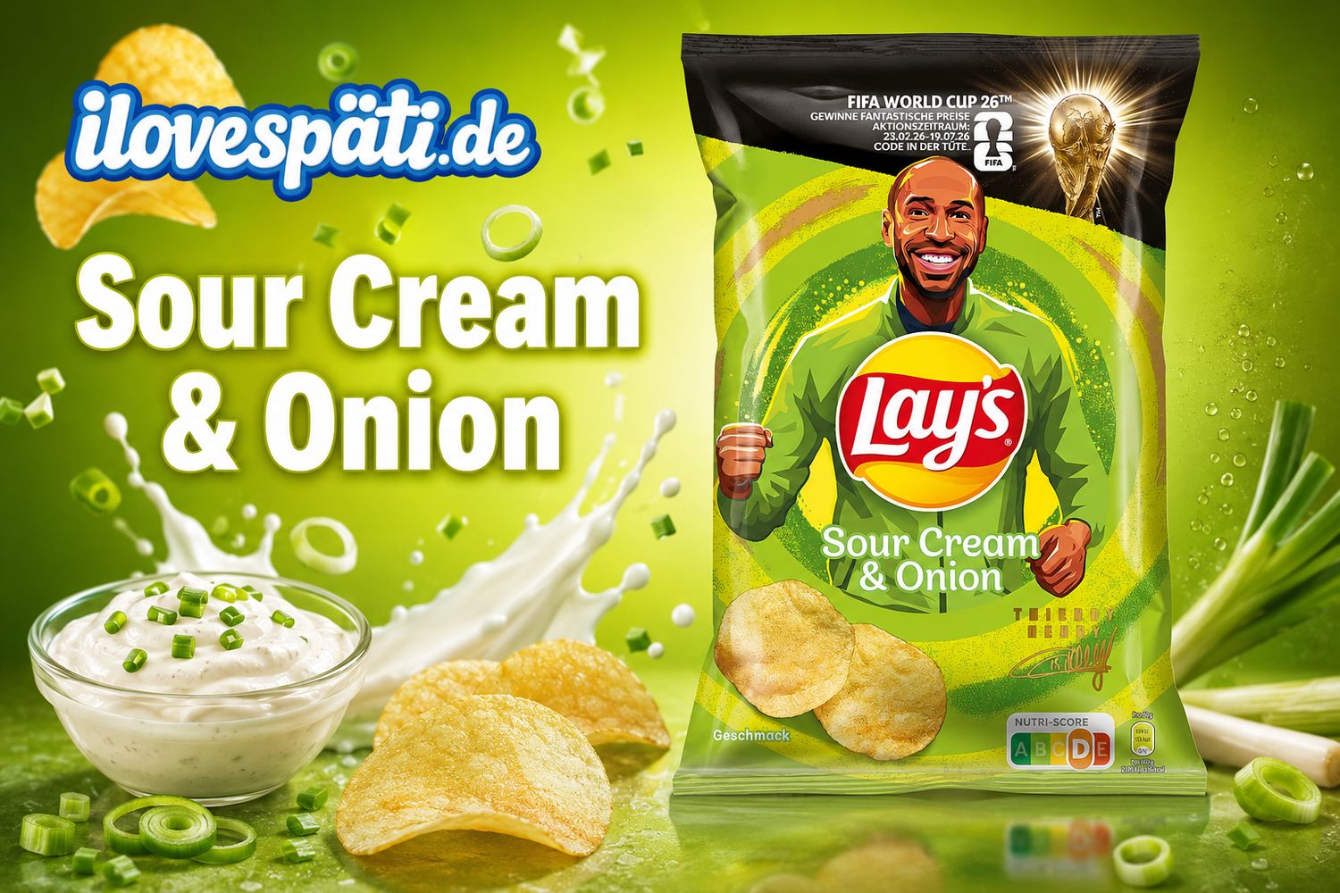 Lay’s Sour Cream &amp; Onion 150g