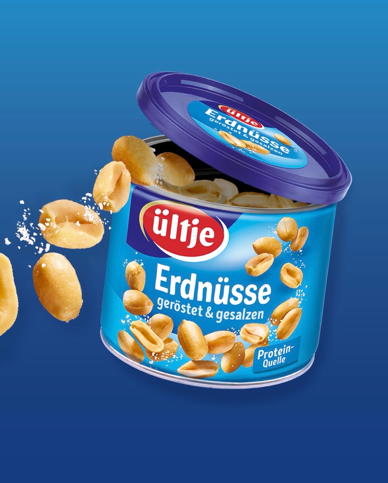 ültje Erdnüsse geröstet & gesalzen Dose 180g